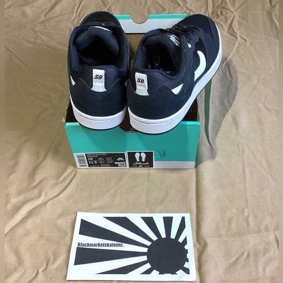 Nike Alleyoop SB Black White CJ0882-001 Men's Size 10 - Picture 5 of 7